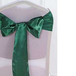 Forest Green Chair Sashes 5 pack